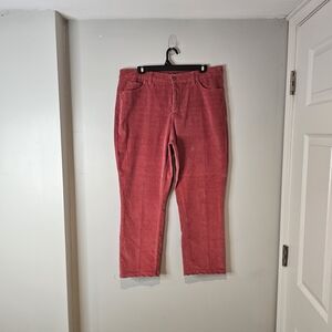 Charter Club Women's Straight Leg Red Jeans